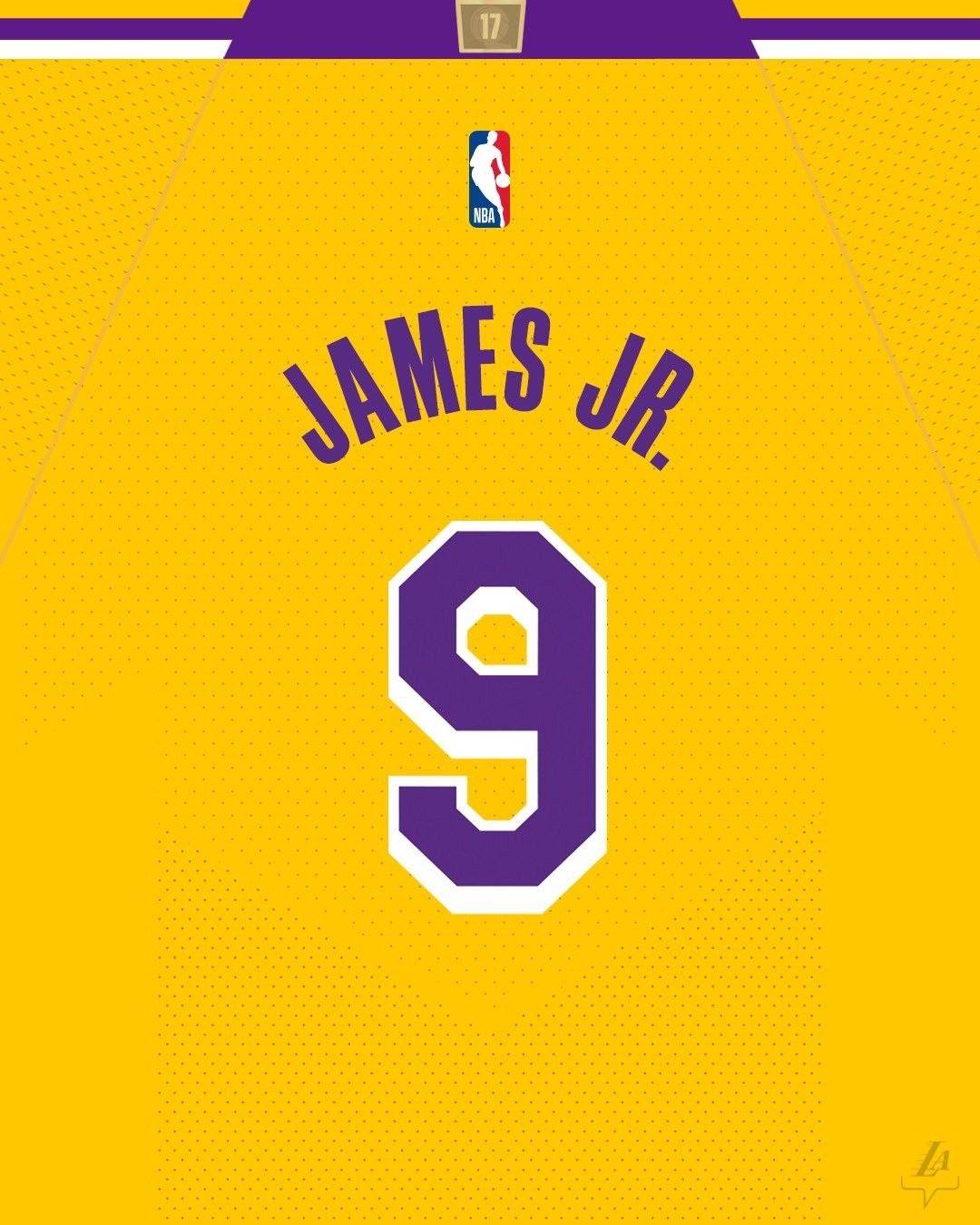 湖人官方：布朗尼·詹姆斯将身穿9号球衣开启自己的NBA生涯