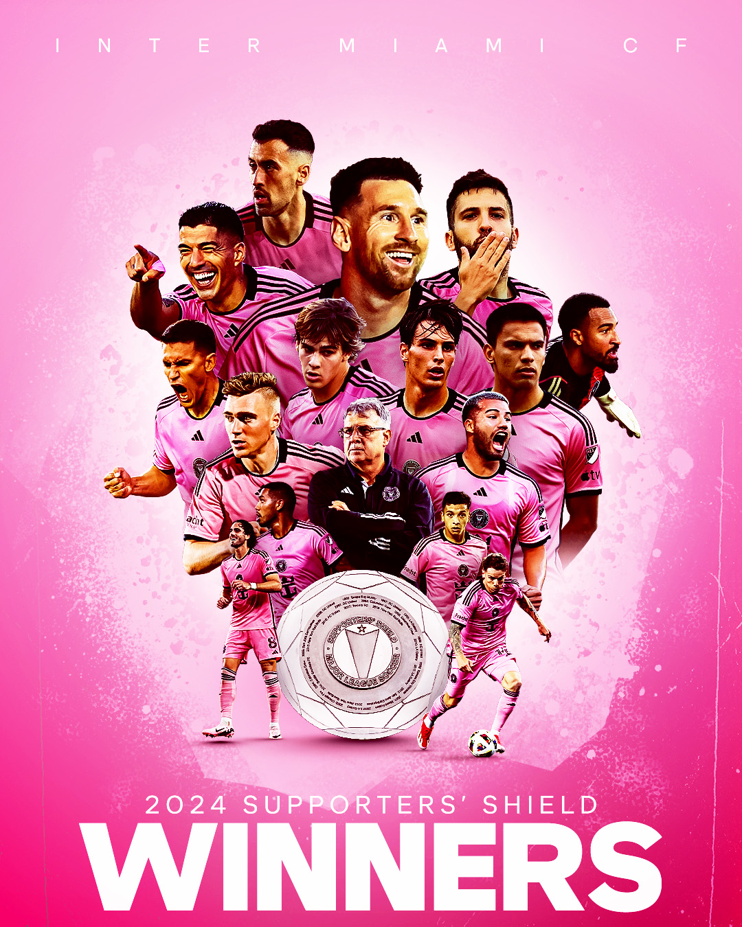 【一图流】迈阿密国际队史首夺美职联常规赛冠军 梅西C位出镜